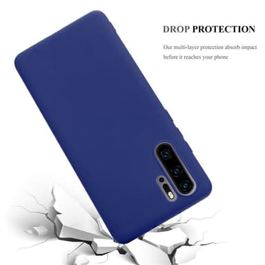 Deksel Huawei P30 PRO Silikon cover (blå)