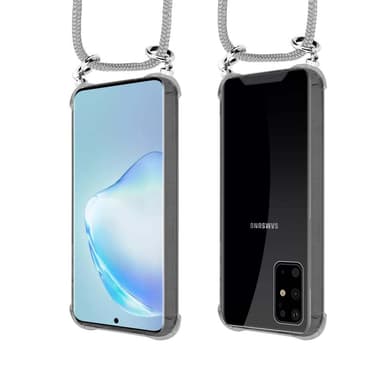 Samsung Galaxy S20 PLUS Deksel med Halskjede (grå)