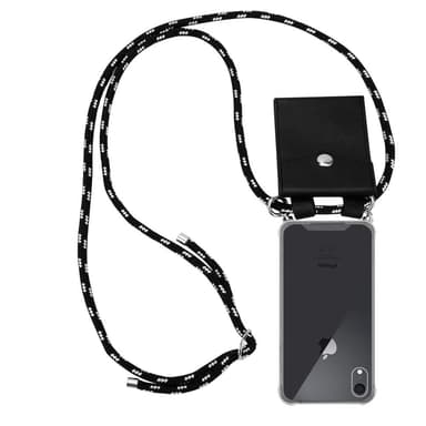 iPhone XR Deksel med Halskjede (svart)