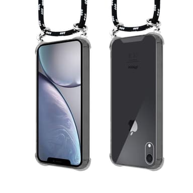 iPhone XR Deksel med Halskjede (svart)