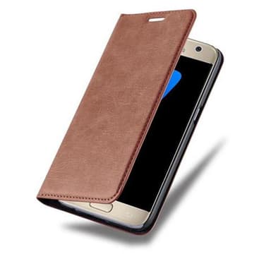 lommebokdeksel Samsung Galaxy S7 case (brun)