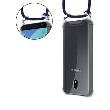 Samsung Galaxy J5 2017 Deksel med Halskjede (blå)