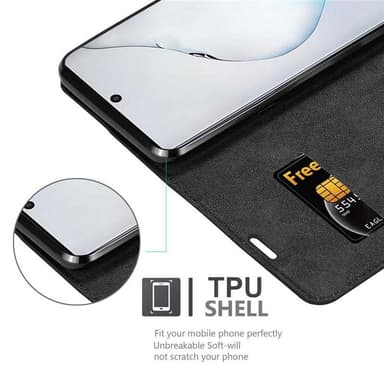 lommebokdeksel Samsung Galaxy NOTE 10 case (svart)