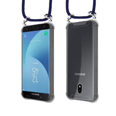 Samsung Galaxy J5 2017 Deksel med Halskjede (blå)