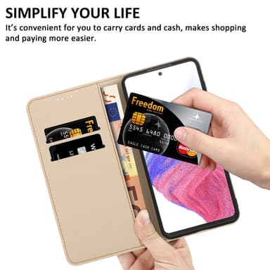 Samsung Galaxy A53 5G lommebokdeksel etui (blå)