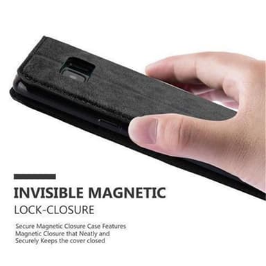 lommebokdeksel Samsung Galaxy S8 case (svart)