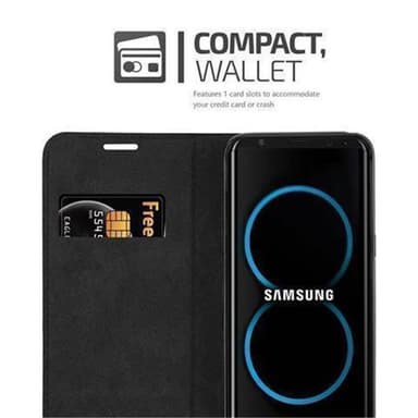lommebokdeksel Samsung Galaxy S8 case (svart)