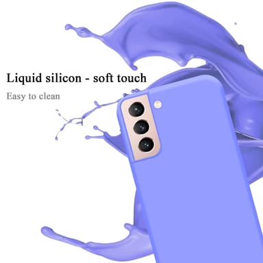 Samsung Galaxy S22 silikondeksel case (lilla)