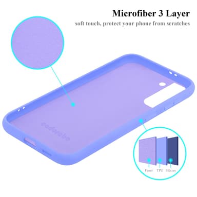 Samsung Galaxy S22 silikondeksel case (lilla)