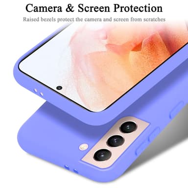 Samsung Galaxy S22 silikondeksel case (lilla)