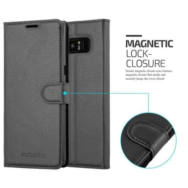Samsung Galaxy NOTE 8 lommebokdeksel etui (svart)