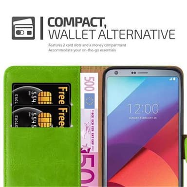 LG G6 lommebokdeksel etui (grønn)