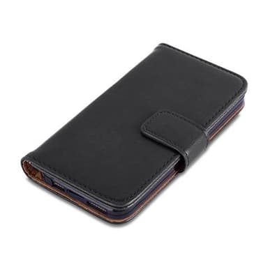 iPhone 5 / 5S / SE 2016 lommebokdeksel etui (svart)