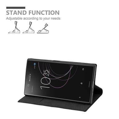 lommebokdeksel Sony Xperia XZ1 case (svart)