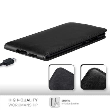 Nokia 8 Sirocco deksel flip cover (svart)