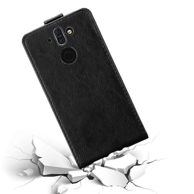 Nokia 8 Sirocco deksel flip cover (svart)