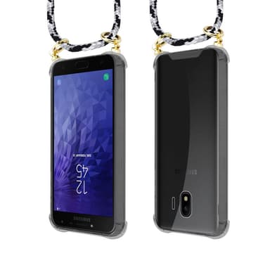 Samsung Galaxy J4 2018 Deksel med Halskjede (grå)