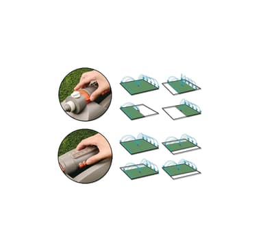WHITE LINE Variabel bredde oscillerende sprinkler