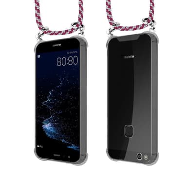 Huawei P10 Deksel med Halskjede (rød)