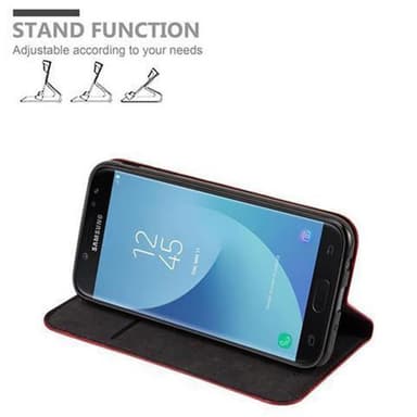 lommebokdeksel Samsung Galaxy J7 2017 case (rød)
