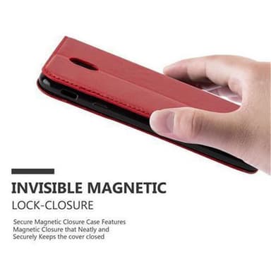lommebokdeksel Samsung Galaxy J7 2017 case (rød)
