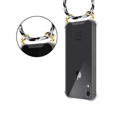 iPhone XR Deksel med Halskjede (grå)