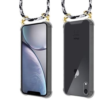 iPhone XR Deksel med Halskjede (grå)