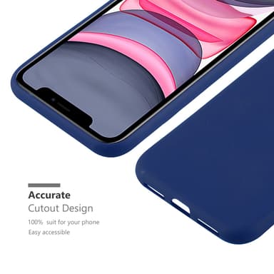 Deksel iPhone 11 Silikon cover (blå)