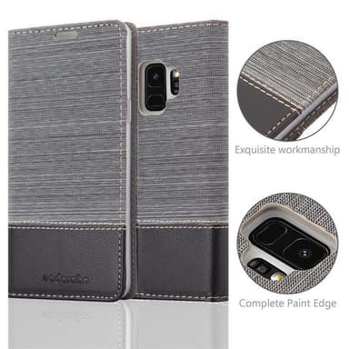Samsung Galaxy S9 lommebokdeksel etui (grå)