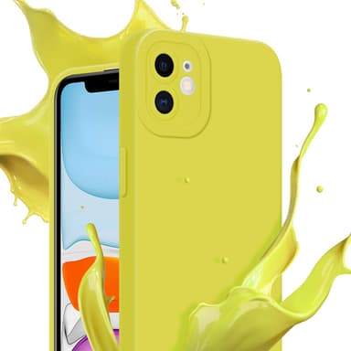 iPhone 11 Deksel case (gul)