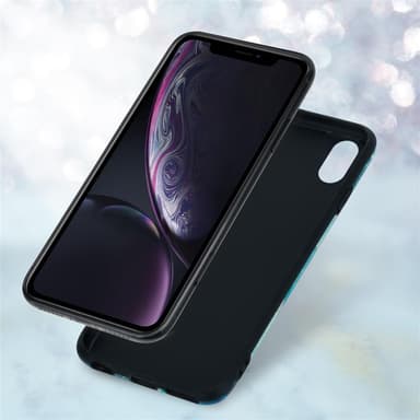 iPhone XR lommebokdeksel etui (blå)