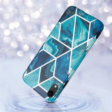 iPhone XR lommebokdeksel etui (blå)