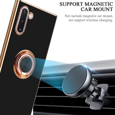 Samsung Galaxy NOTE 10 silikondeksel case (svart)