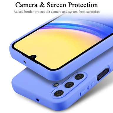 Samsung Galaxy A15 silikondeksel case (Lilla)