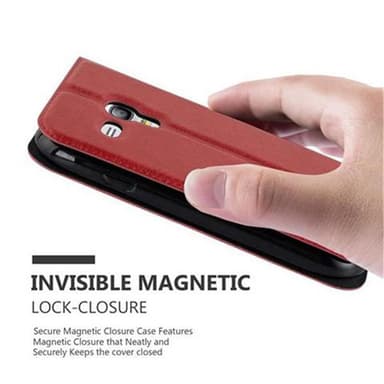 Samsung Galaxy S3 MINI lommebokdeksel cover (rød)