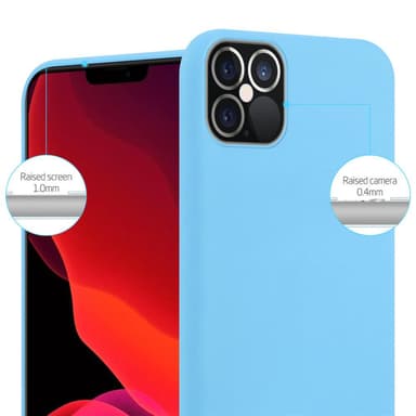 Deksel iPhone 12 / 12 PRO Silikon cover (blå)