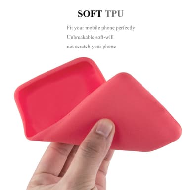 Deksel iPhone 11 Silikon cover (rød)