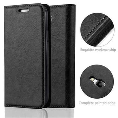 lommebokdeksel Samsung Galaxy S4 MINI case (svart)