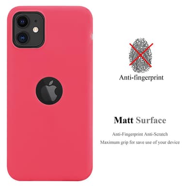 Deksel iPhone 11 Silikon cover (rød)