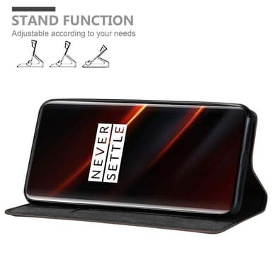lommebokdeksel OnePlus 7T PRO case (brun)
