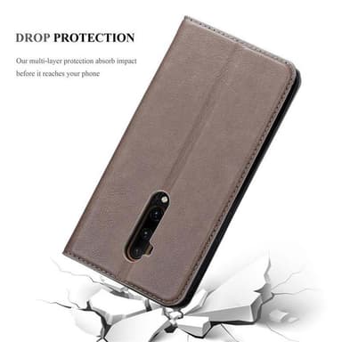 lommebokdeksel OnePlus 7T PRO case (brun)