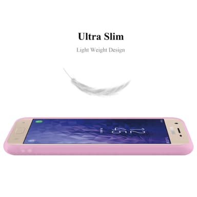 Deksel Samsung Galaxy J3 2018 Silikon cover (rosa)