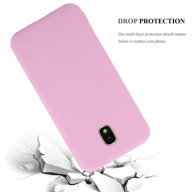 Deksel Samsung Galaxy J3 2018 Silikon cover (rosa)