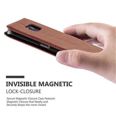 lommebokdeksel Samsung Galaxy S6 EDGE case (brun)