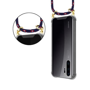 Huawei P30 PRO Deksel med Halskjede (blå)