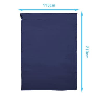 Sovepose 115x 210 cm Reisesovepose (blå)