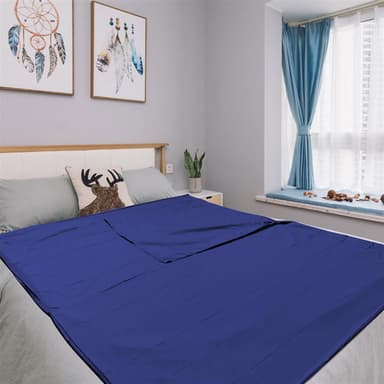 Sovepose 115x 210 cm Reisesovepose (blå)