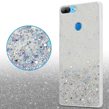 Honor 9 LITE Silikondeksel Glitter (gjennomsiktig)