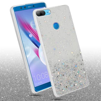 Honor 9 LITE Silikondeksel Glitter (gjennomsiktig)