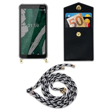 Nokia 1 PLUS Deksel med Halskjede (grå)